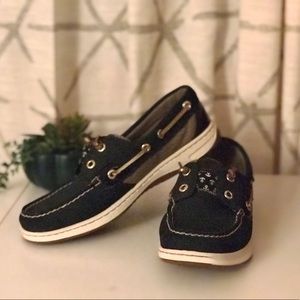 Sperry’s boat shoes with anchors
